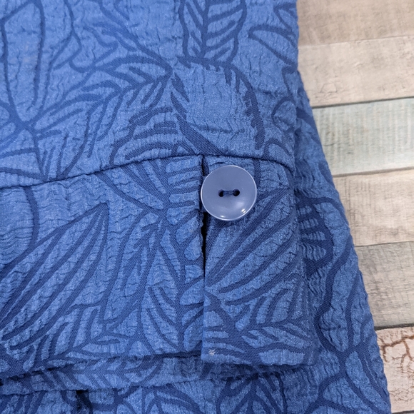 Appleseed purple button top blouse - Picture 2 of 4